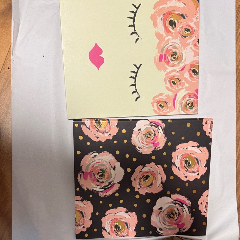 Floral and Face Art Canvas Set